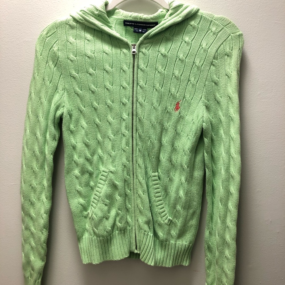 Ralph Lauren Cable Knit Zip-Up
